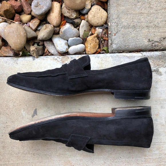 SALE Prada Suede Apron Toe Penny Loafers Suede - Picture 2 of 7